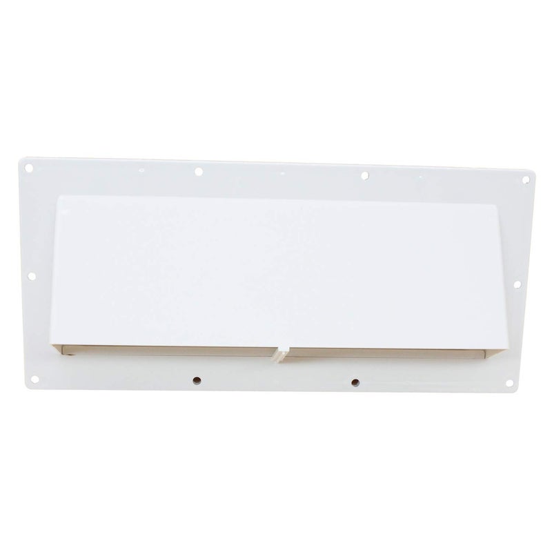 X-Haibei RV Range Hood Exhaust Vent Cover, Stove Bathroom Vent Cover Outside Damper for Motorhome Trailer Camper (White) - Image 2